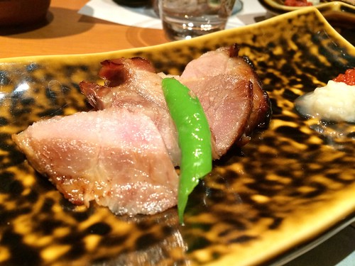 なごみ豚の塩糀焼き@上越やすだ