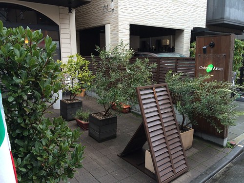 入り口@オステリア アルコ