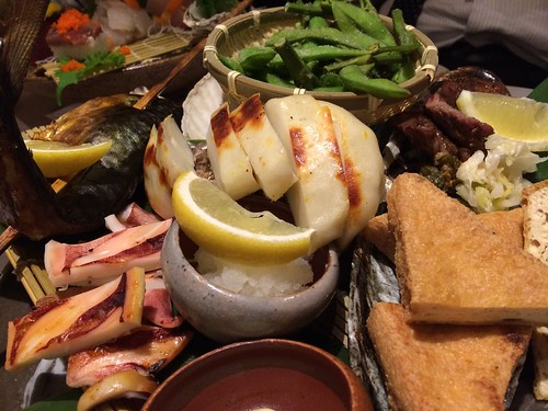 仙台名物 炭火焼盛り合わせ@ごいち