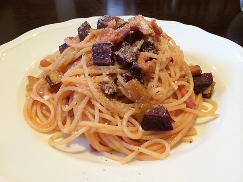 サツマイモのパンチェッタ@オステリア アルコ