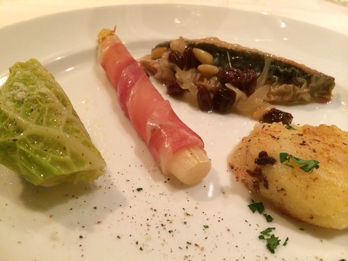 フリウリ-ヴェネツィアジュリアの前菜盛り合わせ@オステリアトット