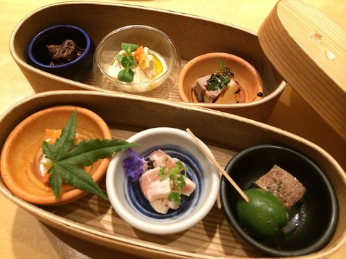 前菜盛り合わせ(BENTOスタイル)@瀧口