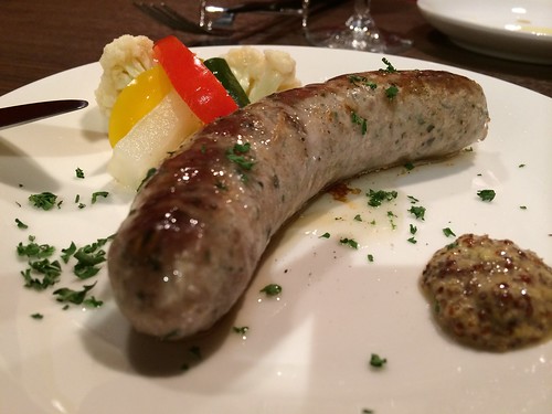 自家製ソーセージ（ハーフ）＠マンジャアモーレ