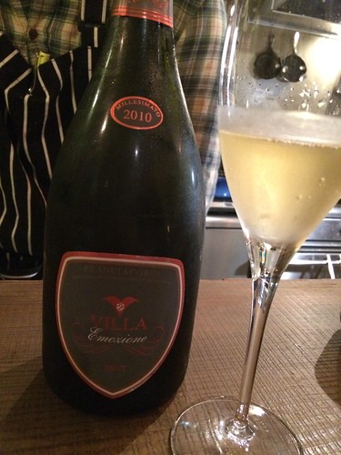 フランチャコルタ・ブリュット・エモツィオーネ・ミレジマート[2010]ヴィッラ＠サーモンアンドトラウト