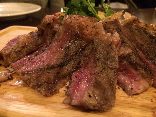 裏メニュー：黒毛和牛の熟成肉 @ビーハウス