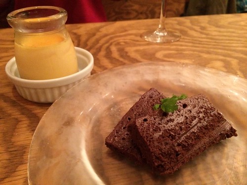 オトナのプリン＆レアチョコテリーヌ＠煮ジル