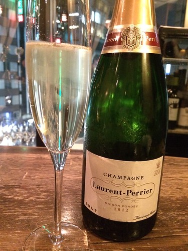 シャンパンで乾杯。ローラン・ペリエ ブリュット@マダムシュリンプグレイス