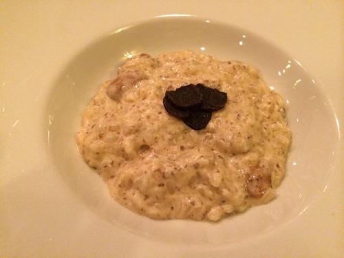 ポルシチーニ茸のチーズリゾット@マダムシュリンプグレイス