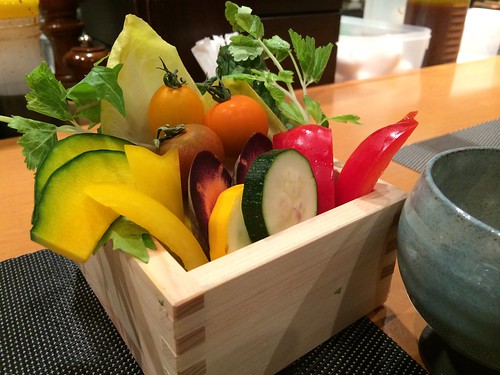 彩り野菜のバーニャカウダ@楽庵