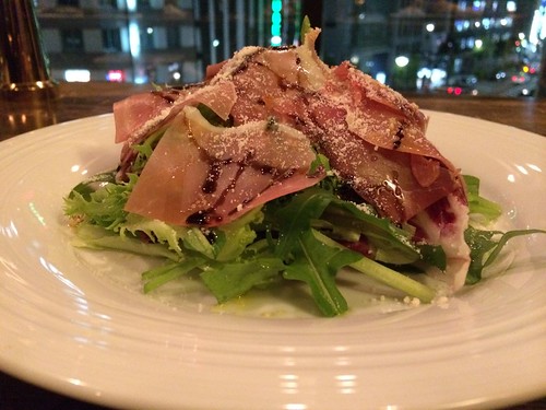 生ハムとプロシュートの葉野菜サラダ@マダムシュリンプグレイス
