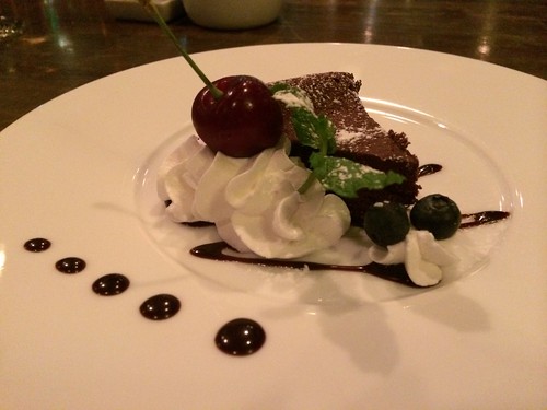 カフェ付きでガトーショコラ@マダムシュリンプグレイス