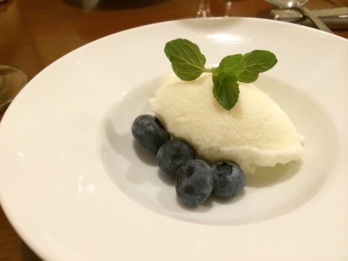 ヨーグルトのシャーベット＠アンブラ