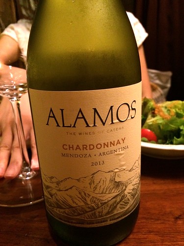 Alamos Chardonnay 2013 ＠Maro Sun (マロサン)