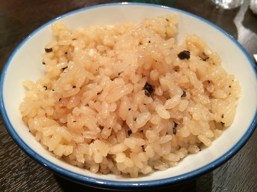 トリュフご飯。三井の寿の会@田酔