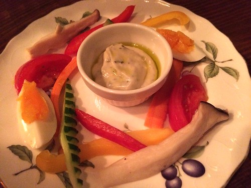 お通しのバーニャカウダ＠Lido