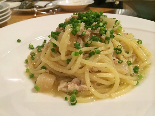 鶏なんこつと大根の和風パスタ@パティスト