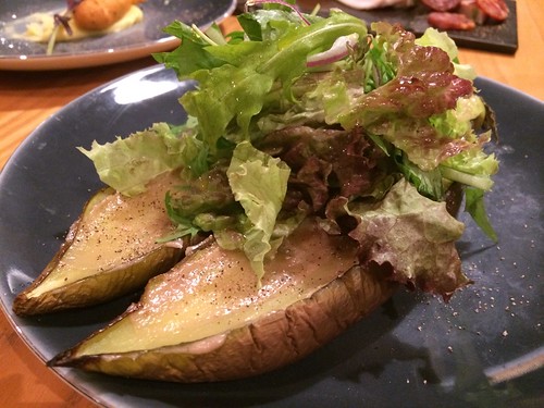 茄子のアンチョビ炭火焼@パティスト