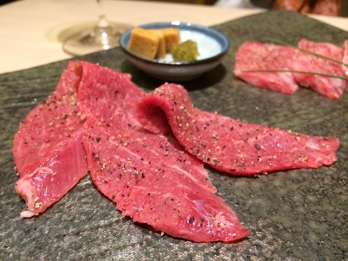 尾崎牛　うわみすじ＆ササミバラ＠西麻布 けんしろう