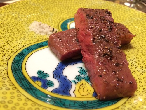 尾崎牛「くり」のけんしろう焼き＠西麻布 けんしろう