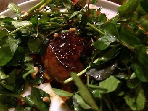 フォアグラとクレソンのサラダ＠シェフ&ブッチャー東京