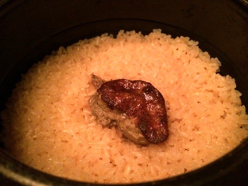 フォアグラの炊込みご飯＠Omakase 麻布十番