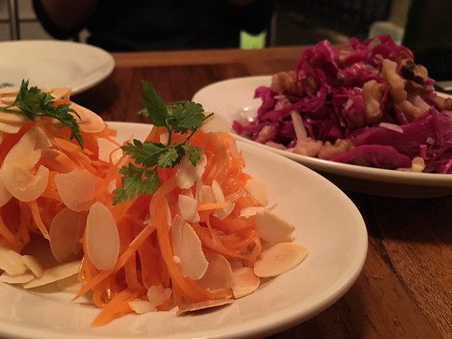 キャロットラペ&赤きゃべつのマリネ@ビストロブルー